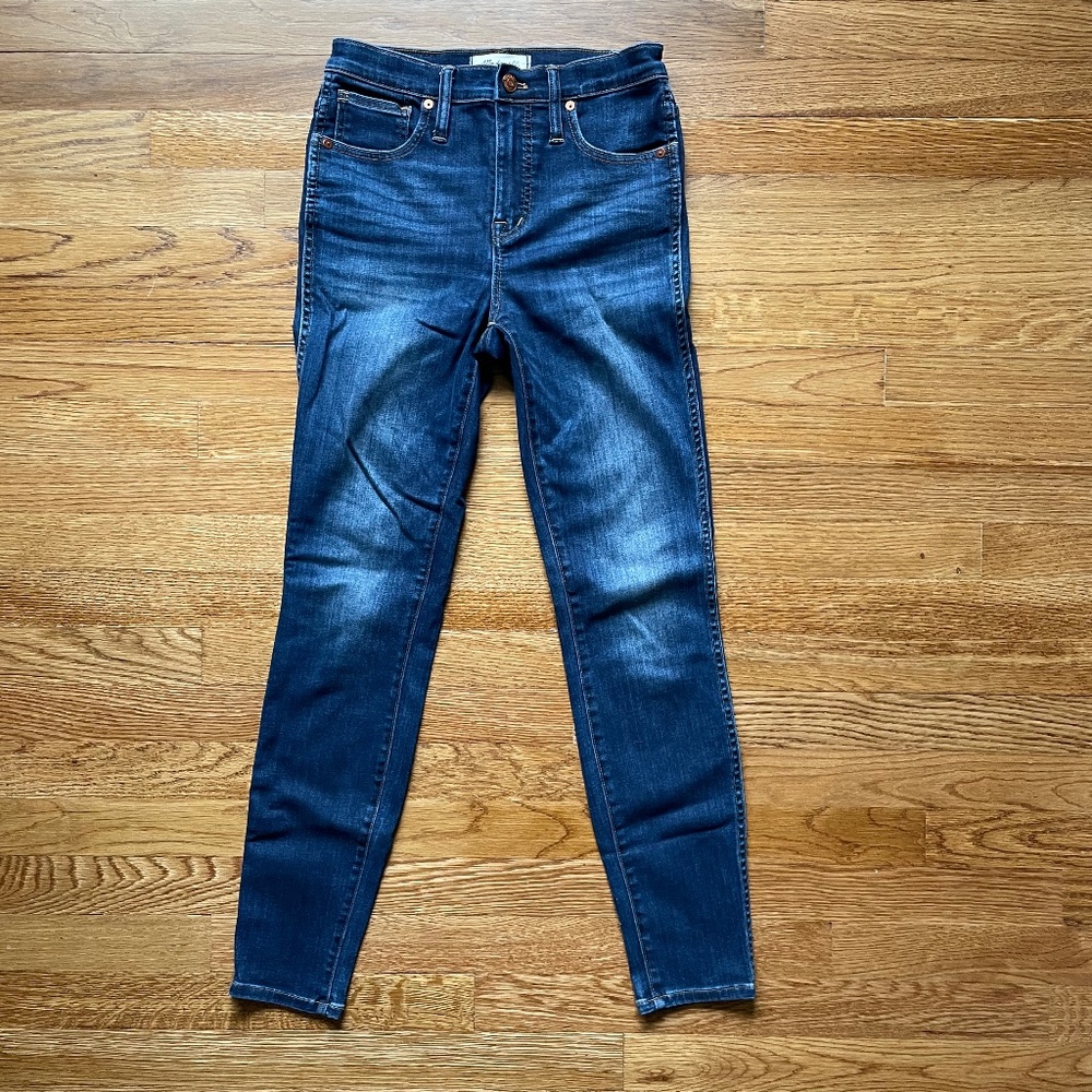 Womens Madewell 10" High Rise Skinny Jeans, Size 26
